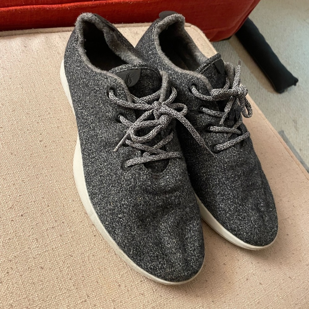Allbirds Mens Gray The Wool Runners